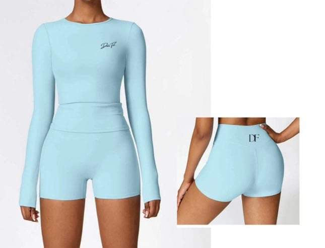 Aqua Dream Shorts Set